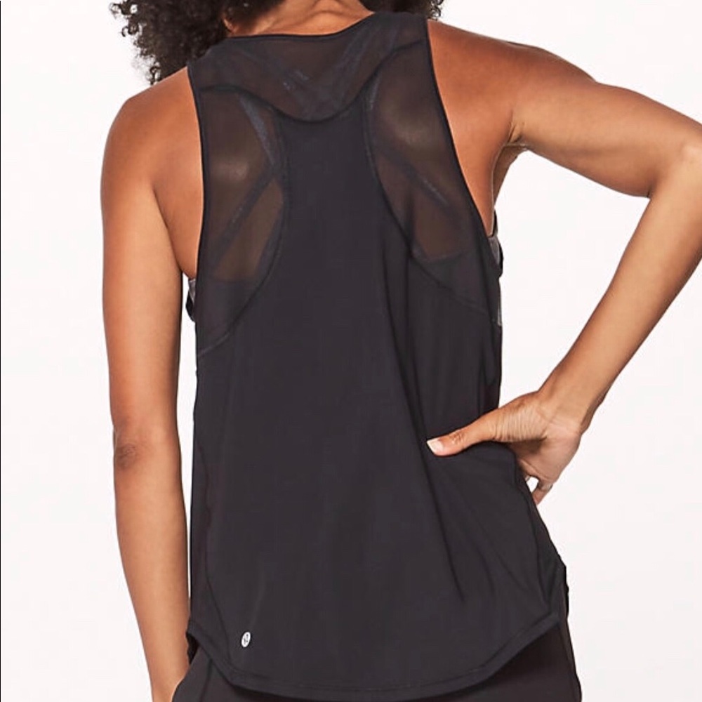 Lululemon Sculpt Tank II, Black, Size 2